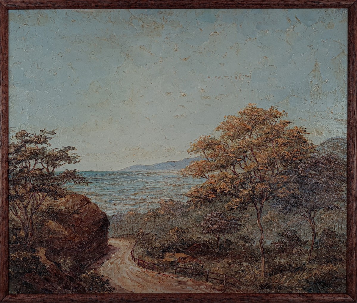 4371 MAX SCOLA  PINTURA ÓLEO SOBRE MADEIRA