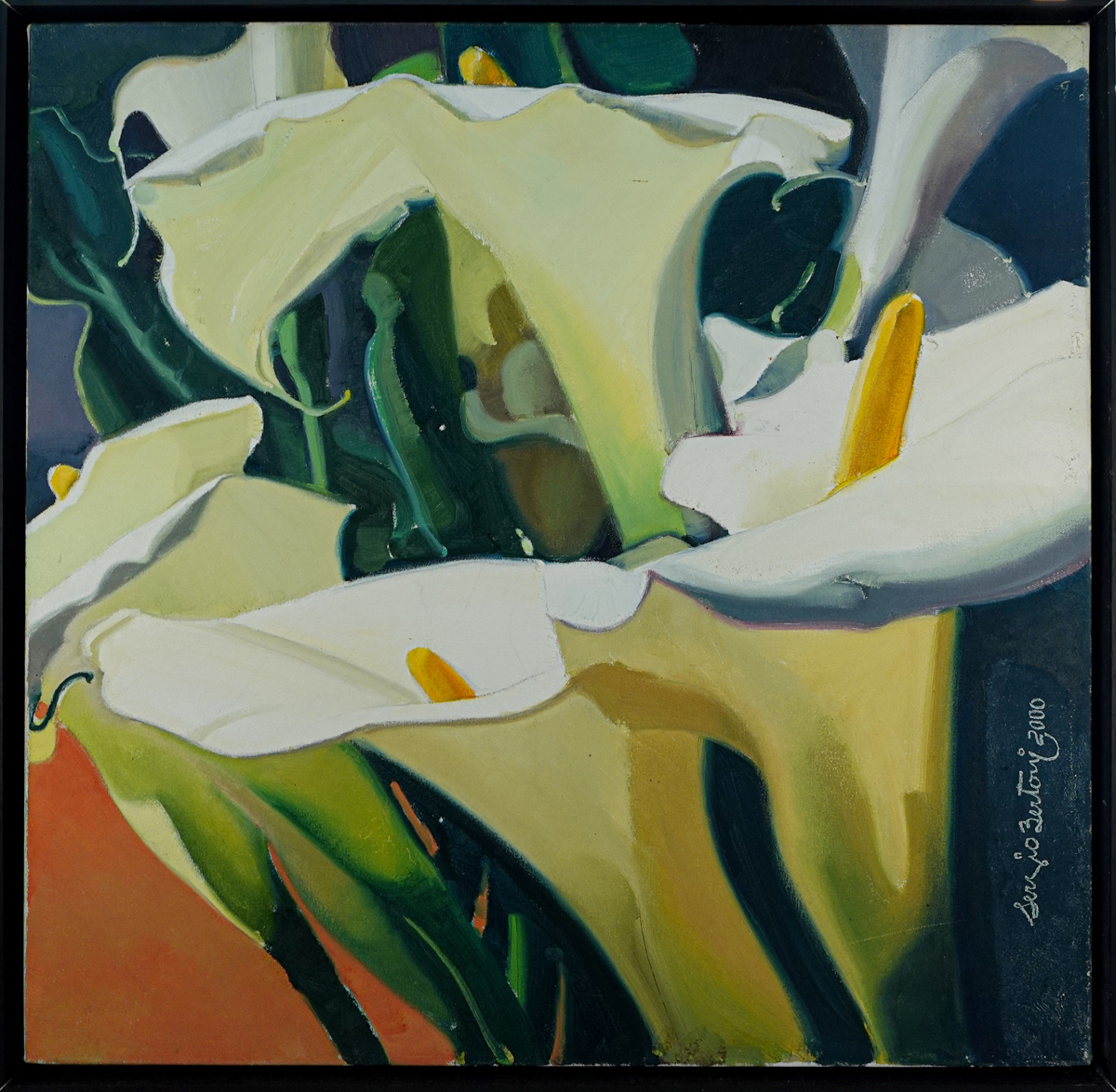 5021 SÉRGIO BERTONI PINTURA ÓLEO SOBRE TELA