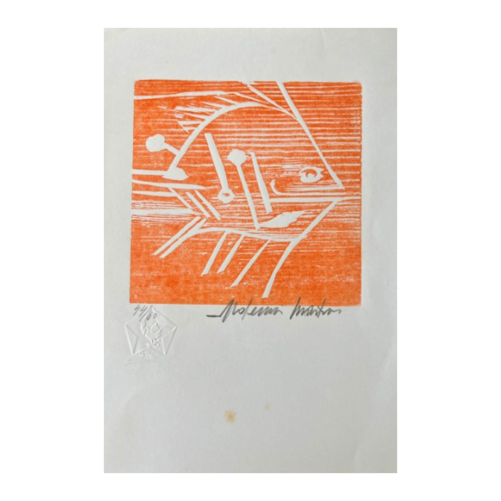 5066 ALDEMIR MARTINS GRAVURA
